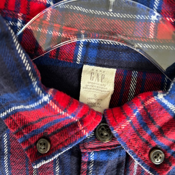 babyGap Organic Cotton Flannel Shirt (Size 5) - Picture 4 of 6